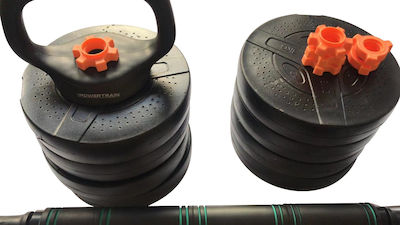 Power Force Power Train Starter Pac Dumbbell Set with Bar 40kg