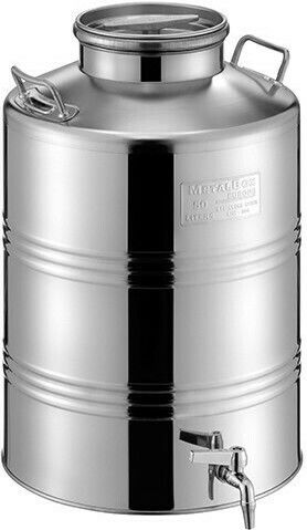 Metal Box Съд Inox 38SL180 Отворен връх/плоско дъно 40лт 38SL180-40