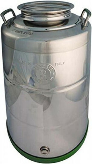 Belvivere Stainless Steel Container with Screw Lid 100lt