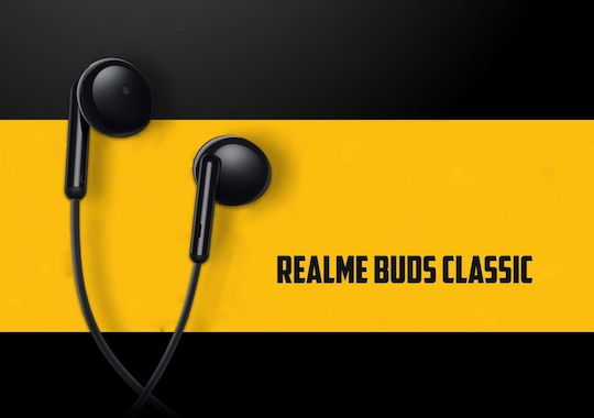 Realme Buds Classic Earbuds Freihändig Kopfhörer mit Stecker 3.5mm Schwarz
