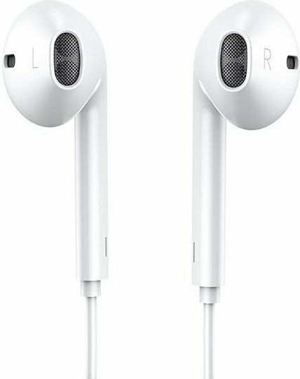 Joyroom JR-EP3 Handsfree cu două căști cu mufă Lightning Alb