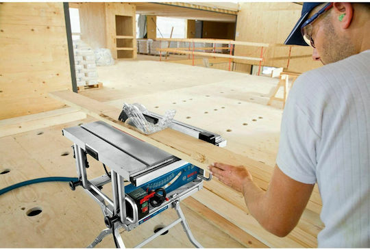 Bosch GTS 10 J Bench Saw 1800W, Cutting Disc Diameter 254mm & Cutting Speed 3650rpm 0601B30500