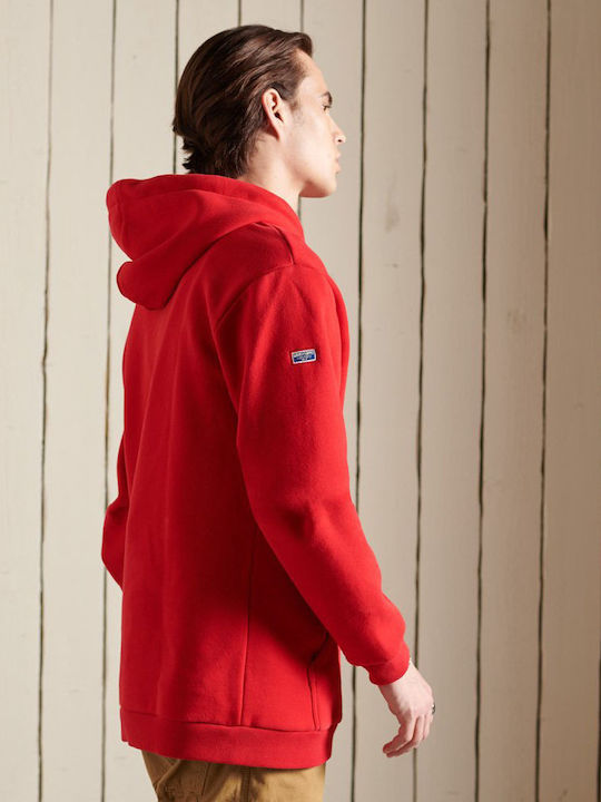 Sweatshirt with Hood Red