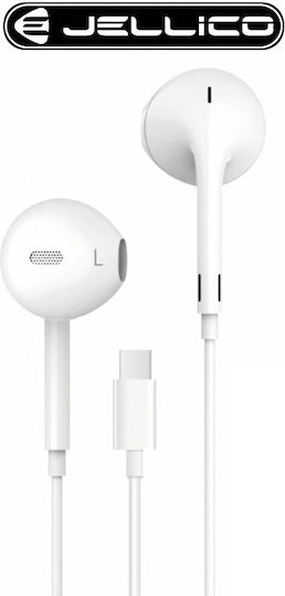 Jellico X5C Earbuds Handsfree with USB-C Connector White