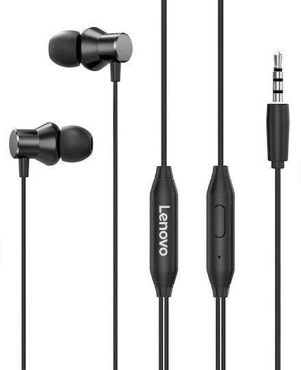 Lenovo HF130 In-ear Handsfree με Βύσμα 3.5mm Μαύρο