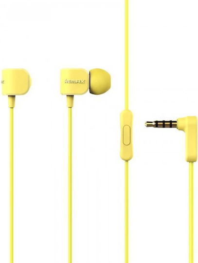 Remax RM-502 În ureche Handsfree cu două căști cu mufă 3.5mm Galben
