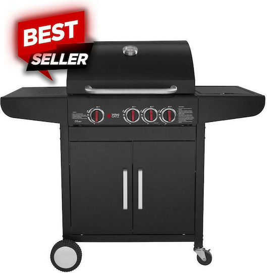 Thermogatz GS Grill Lux Gas Grill with 3 pcs 9kW and Side Burner