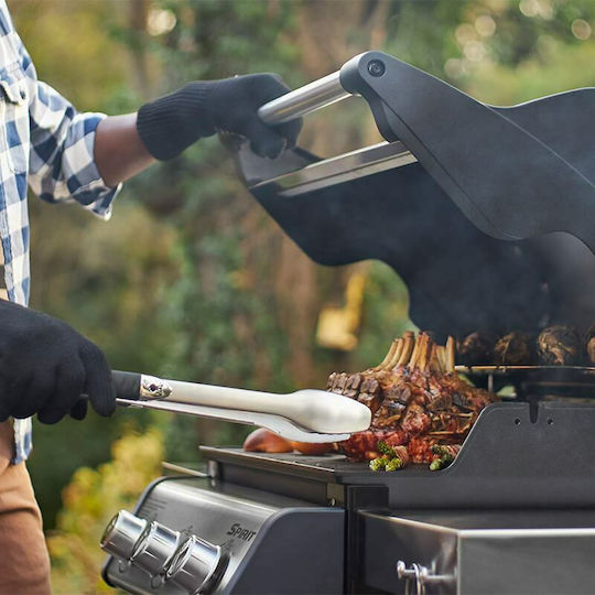 Weber Spirit E-325 GBS Gasgrill Gusseisen Rost 61cmx45cmcm mit 3 cm 9.38kW und Seitenbrenner