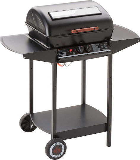 Grill Chef Wagon Portabilă Grătar pe gaz Grătar 48bucx37buccm cu 2 buc 2.75kW