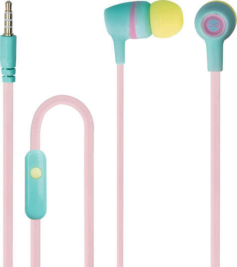 Forever JSE-200 In-ear Handsfree with 3.5mm Connector Pink