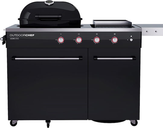 Outdoorchef Lugano 570 G Evo Gasgrill Rost 54cmx27cmcm mit 4 Stück 18.5kW