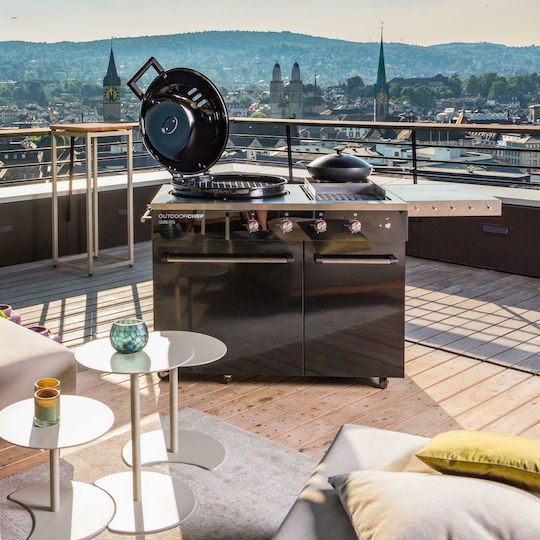Outdoorchef Lugano 570 G Evo Gasgrill Rost 54cmx27cmcm mit 4 Stück 18.5kW