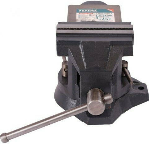 Total Rotating Countertop Vise Made of Cast Iron with Maximum Opening 100mm