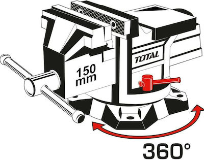 Total Menghină Baza pivotantă 150mm THT6166