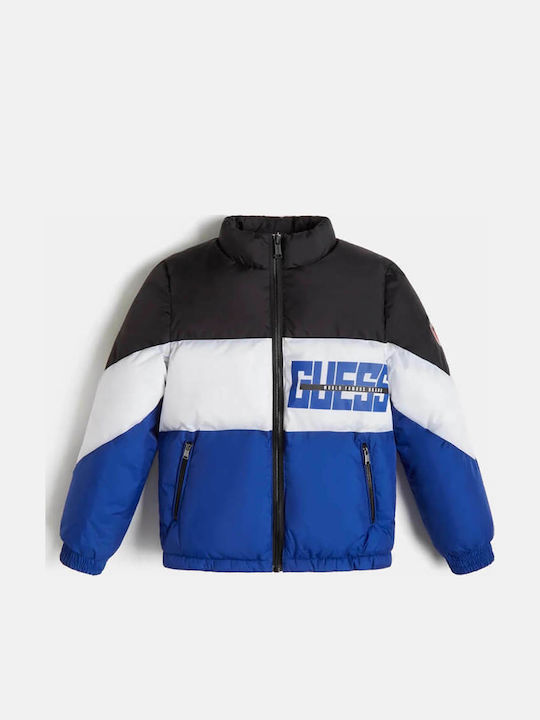 Kinder Steppjacke Kurz Blau