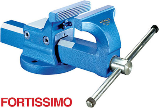 Kanca Fixed Countertop Steel Vise With Maximum Opening 150mm