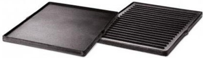 Unimac Πλάκα Ψησίματος με Μαντεμένια Ραβδωτή Επιφάνεια 42x21εκ.