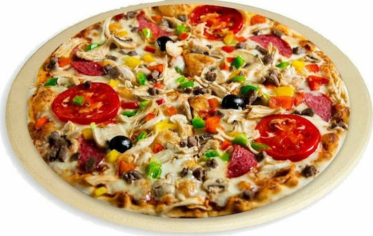 Bormann BBQ1225 Backblech Pizza mit Stein Wohnung Oberfläche 29.5x29.5cm