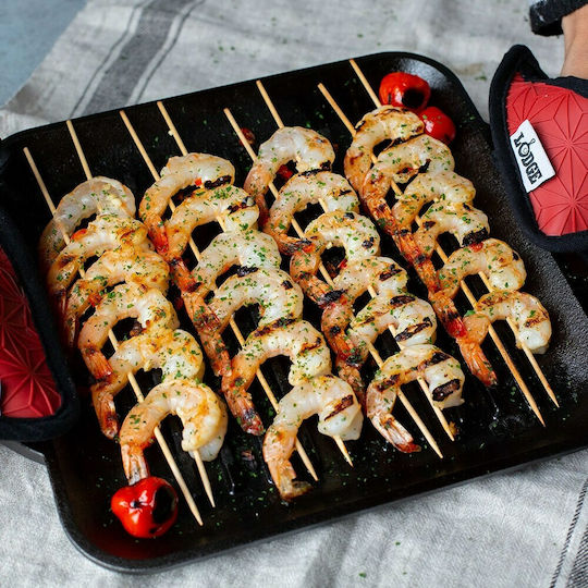 Lodge Non-Stick Baking Plate with Cast Iron Grill Surface 36.83x27.94x3.55cm