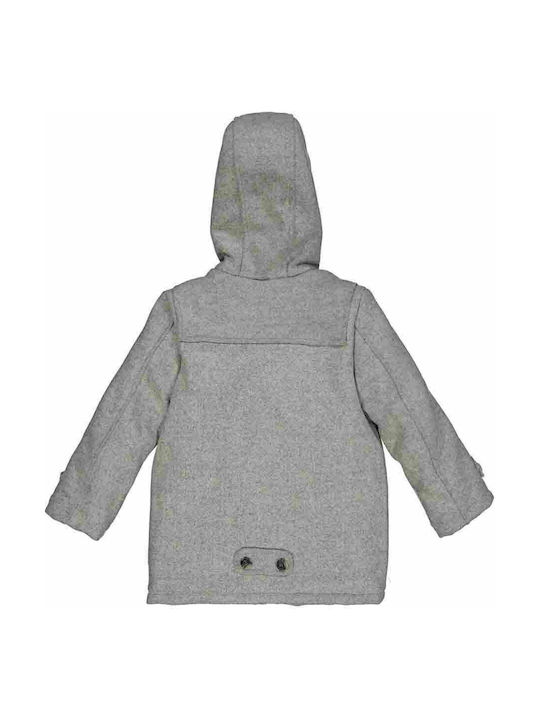 Birba Trybeyond Kids Coat Montgomery Long Hooded Gray 97488