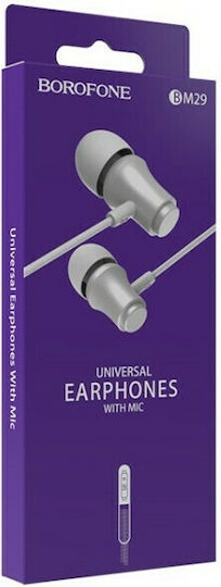 Borofone BM29 Gratified In-ear Handsfree με Βύσμα 3.5mm Λευκό