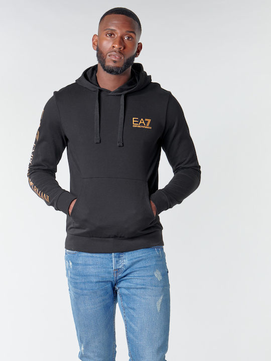 Sweatshirt with Hood Black