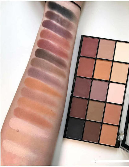 Revolution Beauty Reloaded Παλέτα με Σκιές Ματιών Matte σε Στερεή Μορφή Basic 16.5gr
