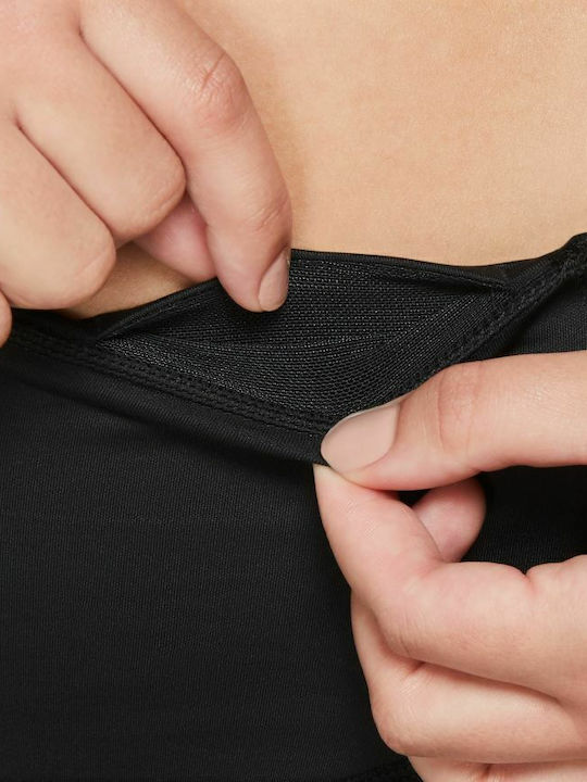 Dri-Fit One Schulung Frauen Lang Leggings Hochgeschnitten Schwarz