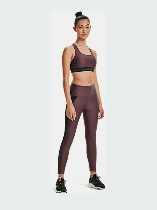 HeatGear® Training Damen Gekürztes Leggings mit Formendefinition Burgundisch