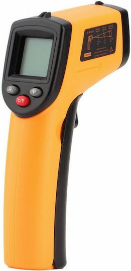 Infrared Thermometer for Temperatures from -50°C to 400°C with Distance to Target Ratio 12:1