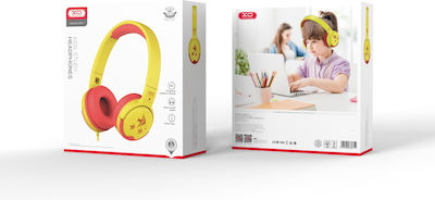 XO EP47 Wired On Ear Headphones Red-Yellow 16.002.0054