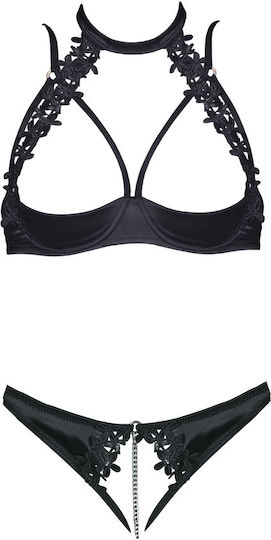 Cottelli Collection Sexy Σετ Εσωρούχων Black