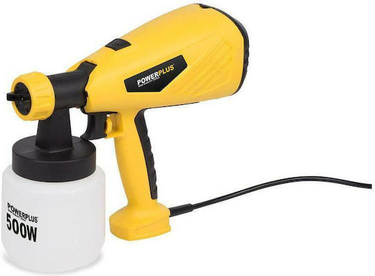 Powerplus POWX354 Electric Paint Spray Gun 500W with 0.8lt Container 6628904