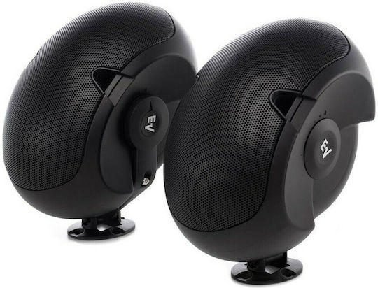 Electro-Voice EVID 6.2 Παθητικά Επιτοίχια Ηχεία 150W (Ζεύγος) Μαύρα