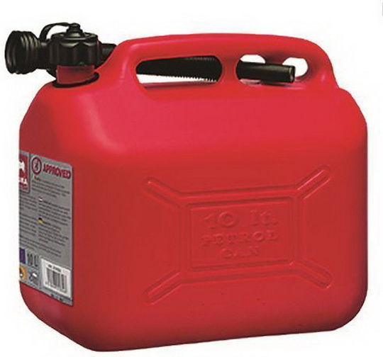 Deura Fuel Can Double Position Plastic with Extension Tube 10l Red