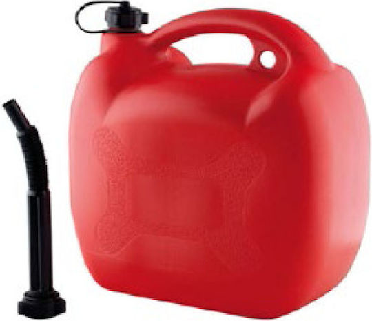 Auto Gs Fuel Plastic Can with Extension Tube 10lt Red