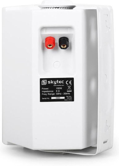 Skytec ODS50 Passive Wall Installation Speakers Pair White