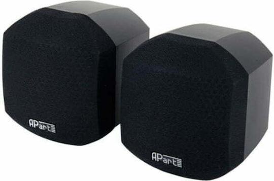 Apart Audio Mask2 Passive Wall-Mounted Speakers Pair Black