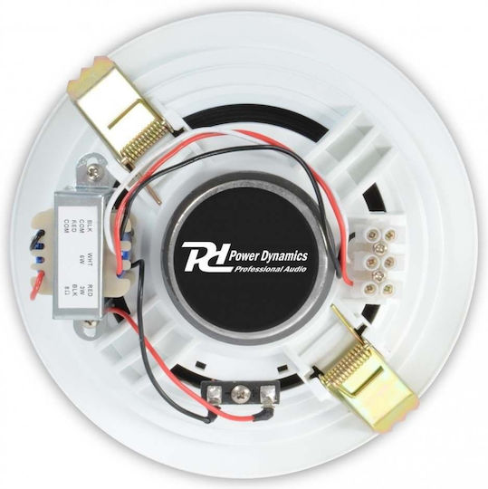 Power Dynamics CSPB5 Ceiling Speaker 6W Piece White