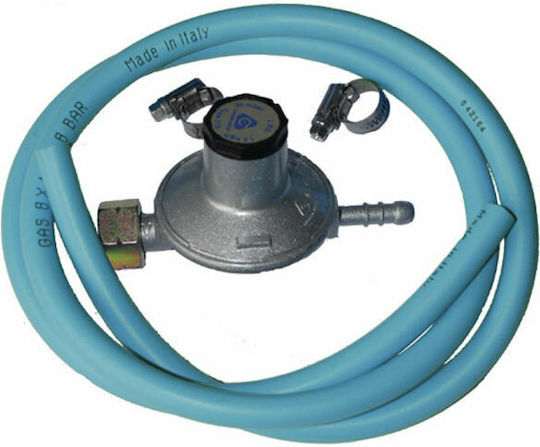 Thermogatz Set Regulator de Gaz cu Furtun Presiune scăzută Staționar De Flux 1.5 kg/h 8mm/1.5m