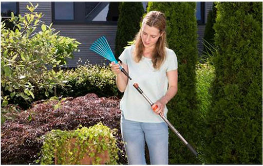 Gardena Combisystem Hand Lawn Rake with Handle Combi