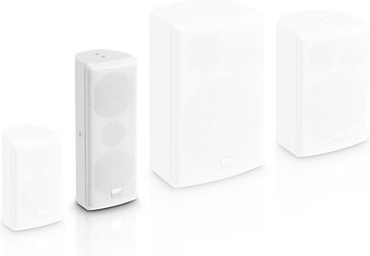 LD Systems SAT 242 G2 W Παθητικό Επιτοίχιο Ηχείο 100W (Τεμάχιο) Λευκό LDSAT242G2W