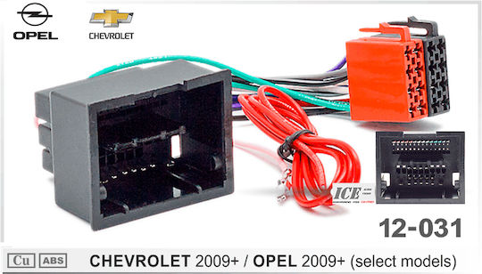 09938 Car Audio ISO Plug Chevrolet / Opel