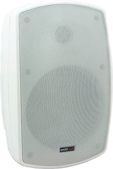 Master Audio NB600 Passive Wall Mount Installation Speakers 32W Pair 19.6x19.3x30.2cm White