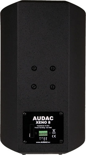 Audac XENO8 Passive Wall Mount Installation Speaker 120W with Bluetooth (Piece) Black