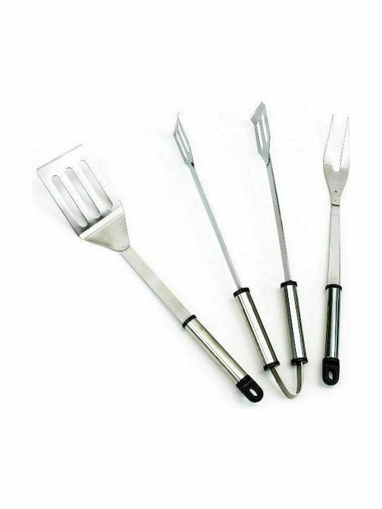 Landmann 0204 Set von 3 BBQ-Werkzeugen mit Zange, Spatel und Tranchiergabel