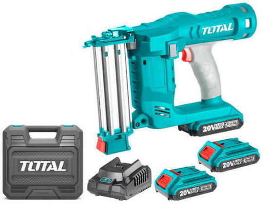 Total Battery Brad Nailer Gun 20V 2x2Ah for Nails