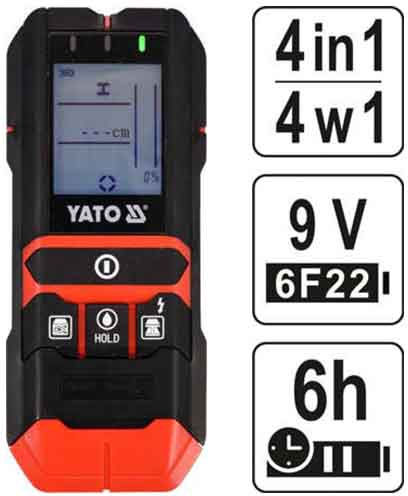Yato YT-73138 Digital Detector with Audio Signal