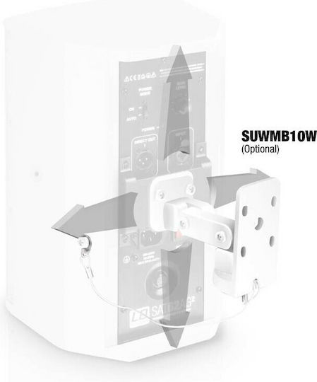 LD Systems SAT 62 A G2 W Boxă Autoîntăritor De Perete 50W Bucată Albă