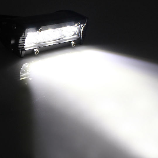 Waterproof Headlights Car in Bar Shape LED Universal 12 / 24V 9W 11.1cm 1pcs